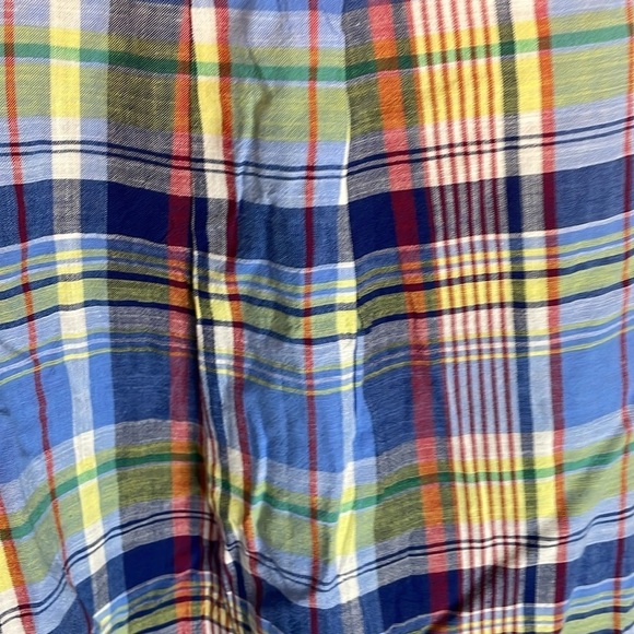 US Polo Assn Blue Plaid Short Sleeve‎ Button Up Men's Size 3XL Shirt - Picture 6 of 7